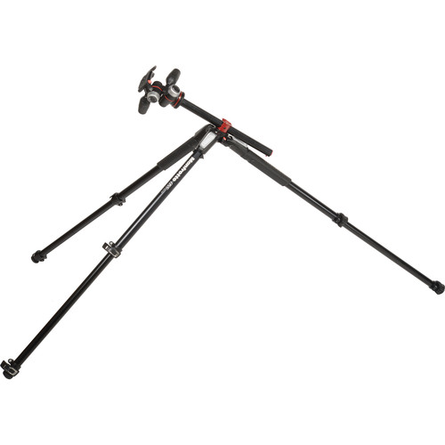 Tripé Manfrotto 055 Aluminum 3-Section Kit with 3-Way Head MK055XPRO3-3W