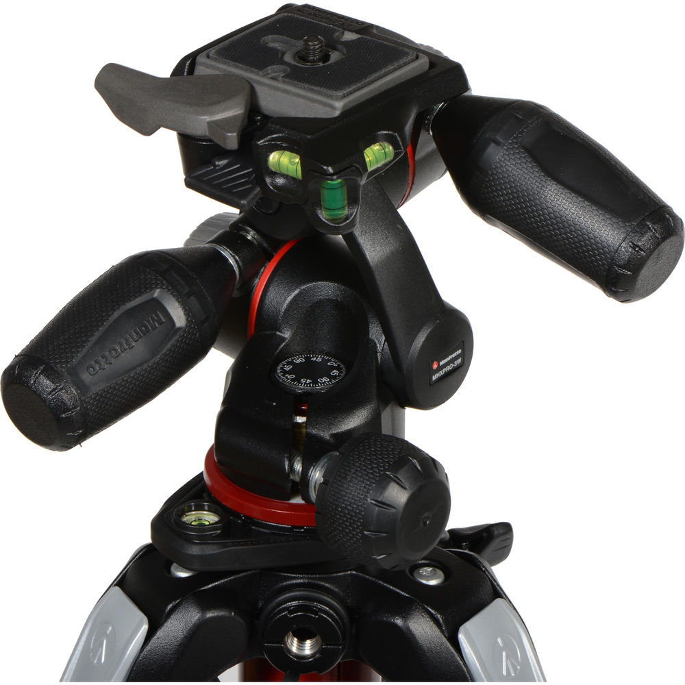 Tripé Manfrotto 055 Aluminum 3-Section Kit with 3-Way Head MK055XPRO3-3W