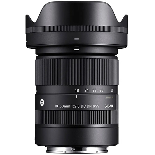 Lente Sigma 18-50mm f/2.8 DC DN Contemporary para câmeras Canon EOS Mirrorless encaixe RF