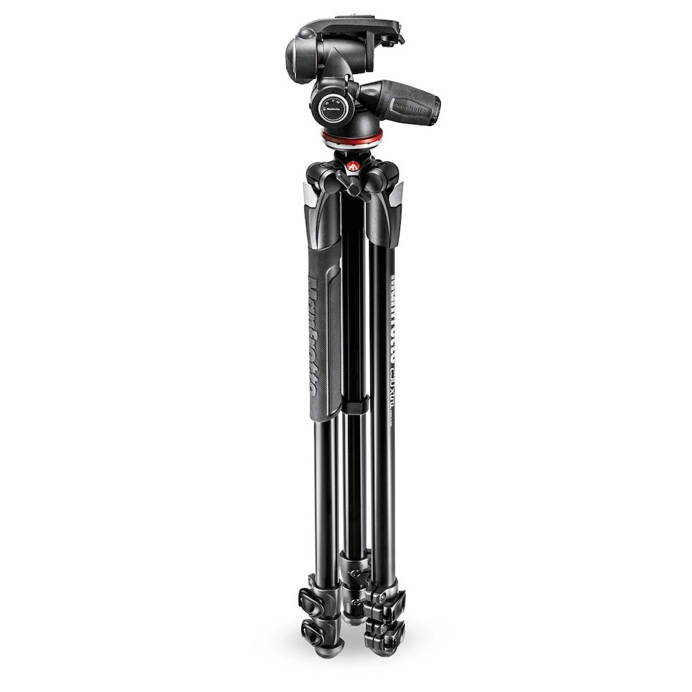 Tripé Manfrotto 290 Xtra Aluminium 3-Section Tripod with Head - MK290XTA3-3W