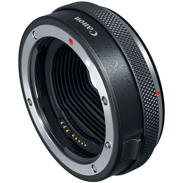 Câmera Canon EOS R6 Mark III Mirrorless Corpo com Adaptador Control Ring Mount EF-EOS R​