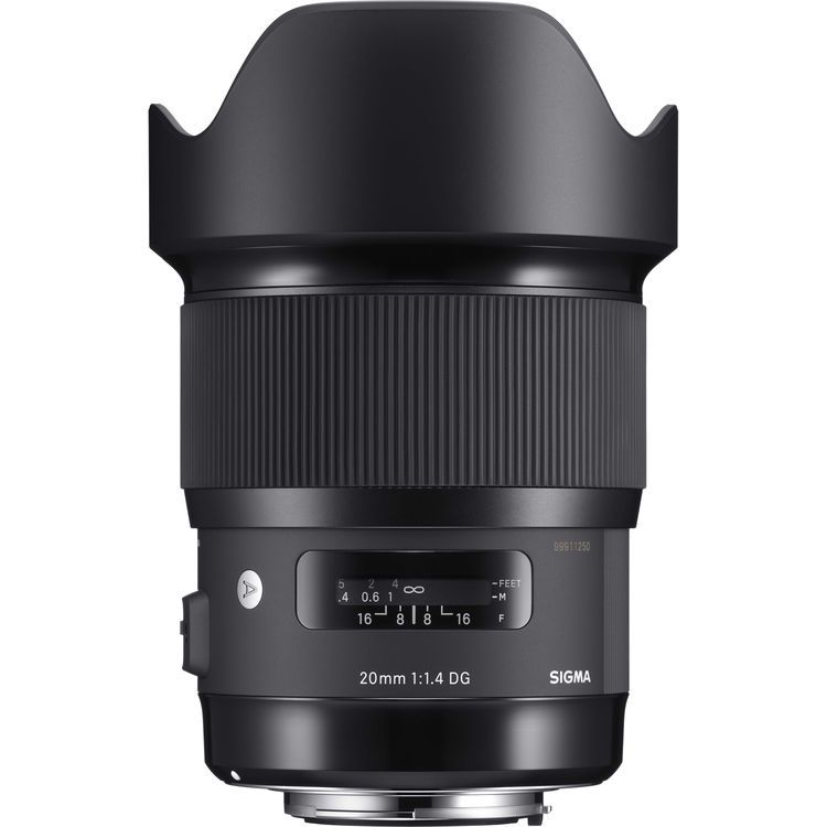 Lente Sigma 20mm f/1.4 DG HSM Art para Câmeras Nikon DSLR encaixe Nikon F