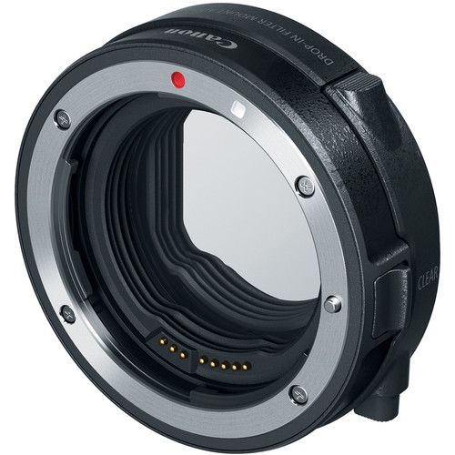 Adaptador Canon Drop-In Filter EF-EOS R com filtro Densidade Neutra Variável ND3-ND500