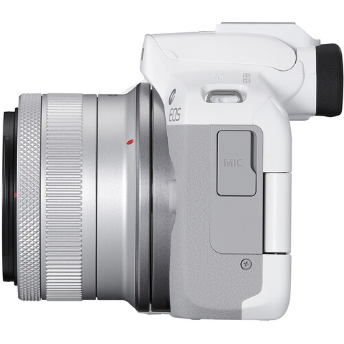 Câmera Canon EOS R50 Mirrorless Branca Kit com Lente RF-S 18-45mm + RF-S 55-210mm