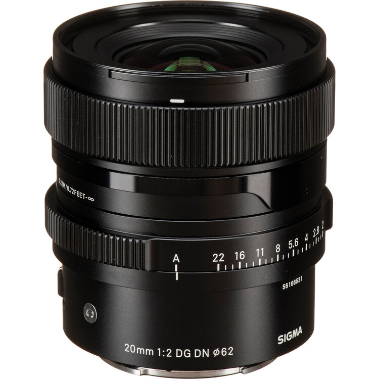 Lente Sigma 20mm f/2 DG DN Contemporary para Câmeras Sony E