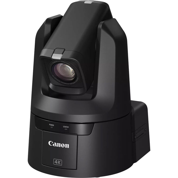 Câmera Canon CR-N500 4K NDI HX2 PTZ 15x Zoom (Satin Black)