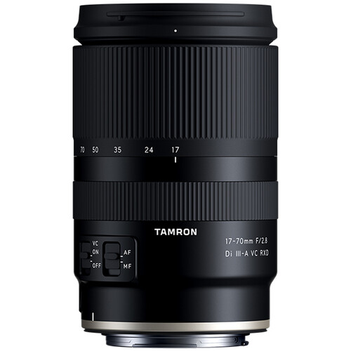 Lente Tamron 17-70mm f/2.8 Di III-A VC RXD para câmeras Canon EOS Mirrorless encaixe RF