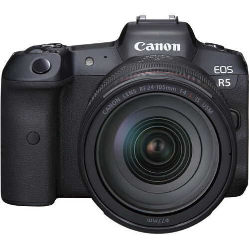 Câmera Canon EOS R5 Mirrorless Kit com Lente Canon RF 24-105mm f/4L IS USM
