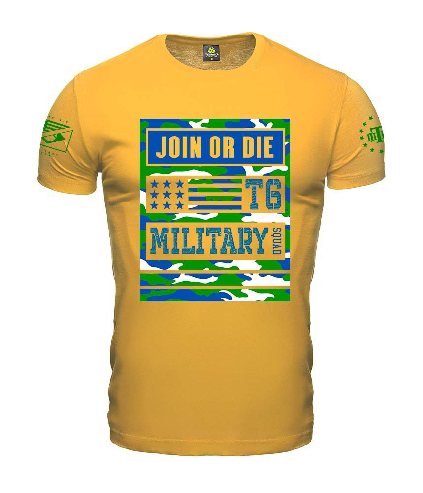 Camiseta Masculina Concept Camu Join Or Die Brasil Team Six Brasil