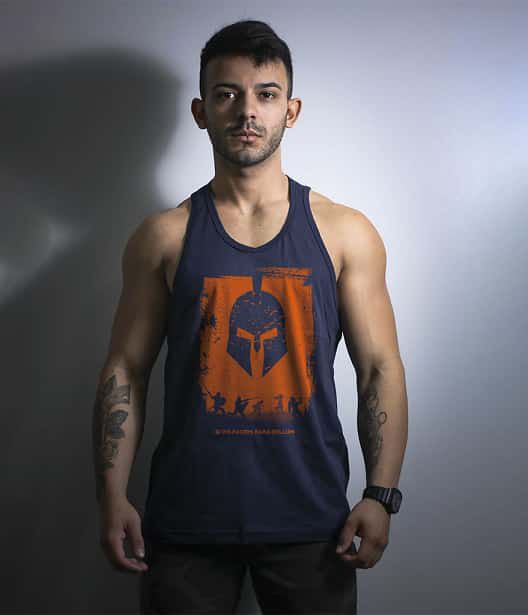 Camiseta Regata Si Vis Pacem Para Bellum Masculina Team Six Brasil