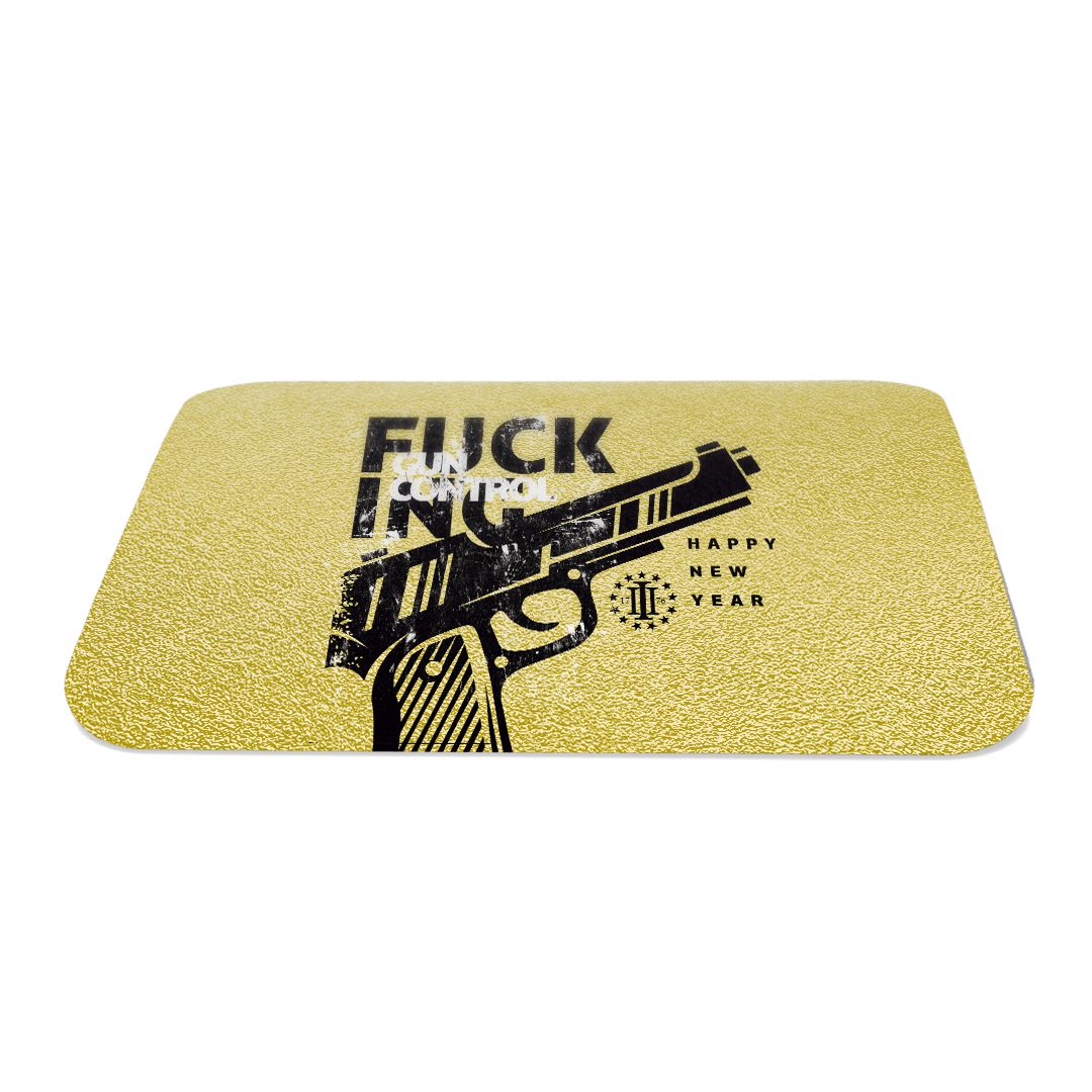 Mousepad Militar Fuck Gun Control Happy New Year Team Six Brasil