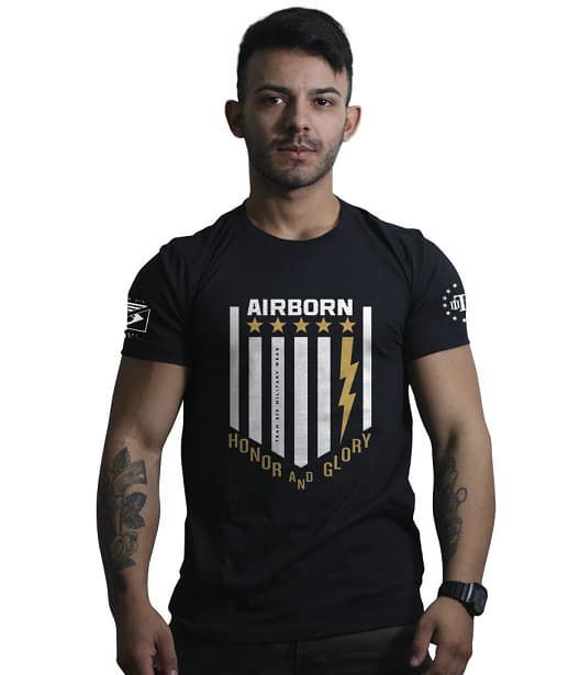 Camiseta Masculina AirBorn Honor and Glory Team Six Brasil