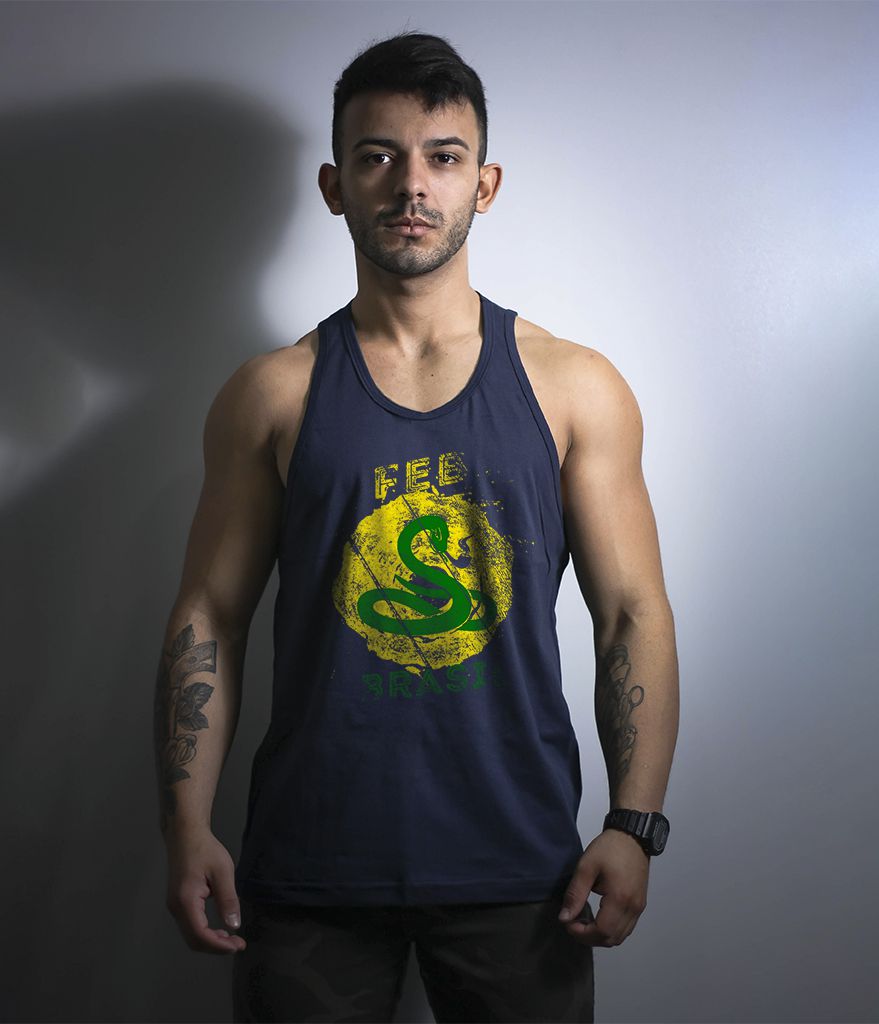 Camiseta Regata FEB Força Expedicionária Brasileira Masculina Team Six Brasil