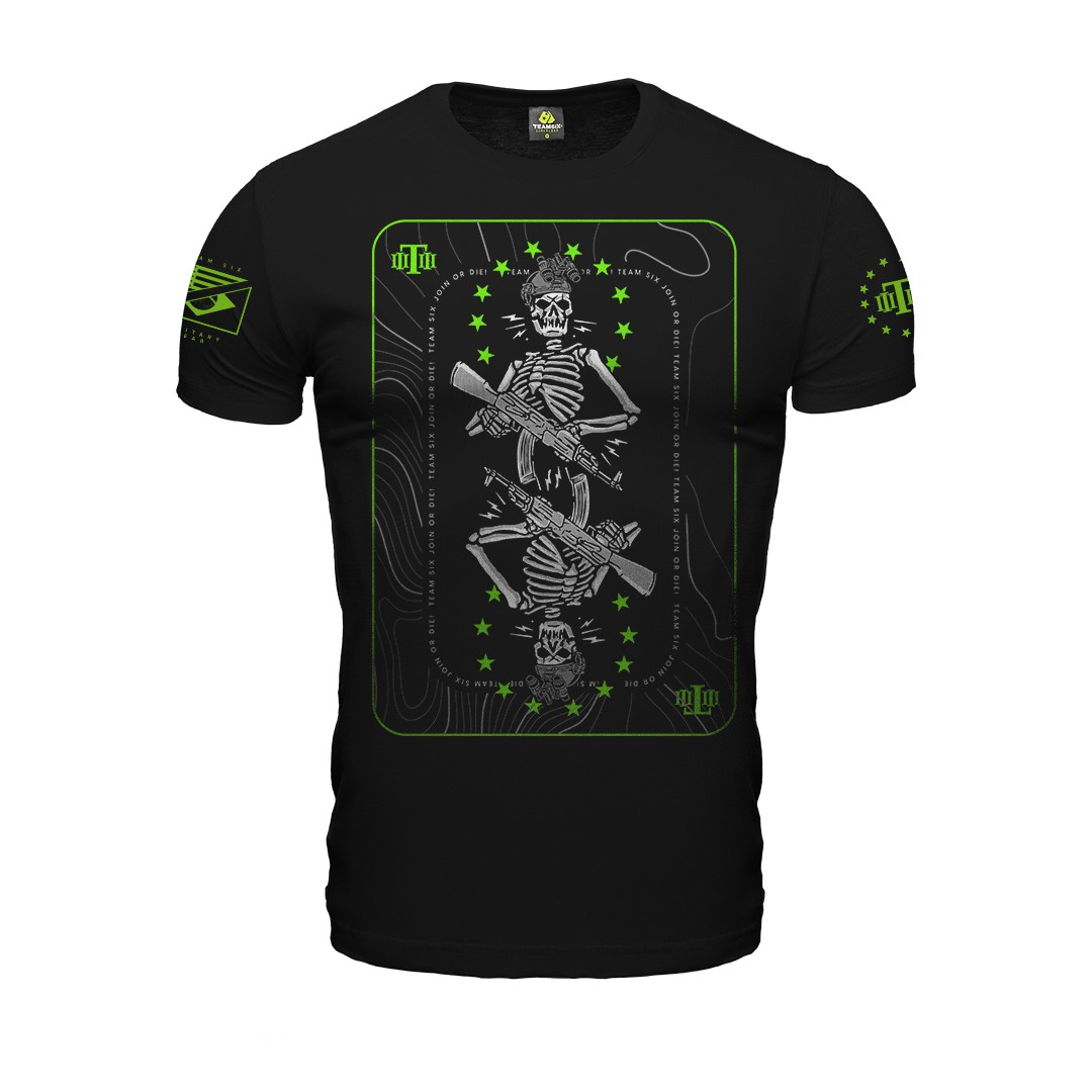 Camiseta Masculina Concept Line Skull Army Join Or Die Team Six Brasil