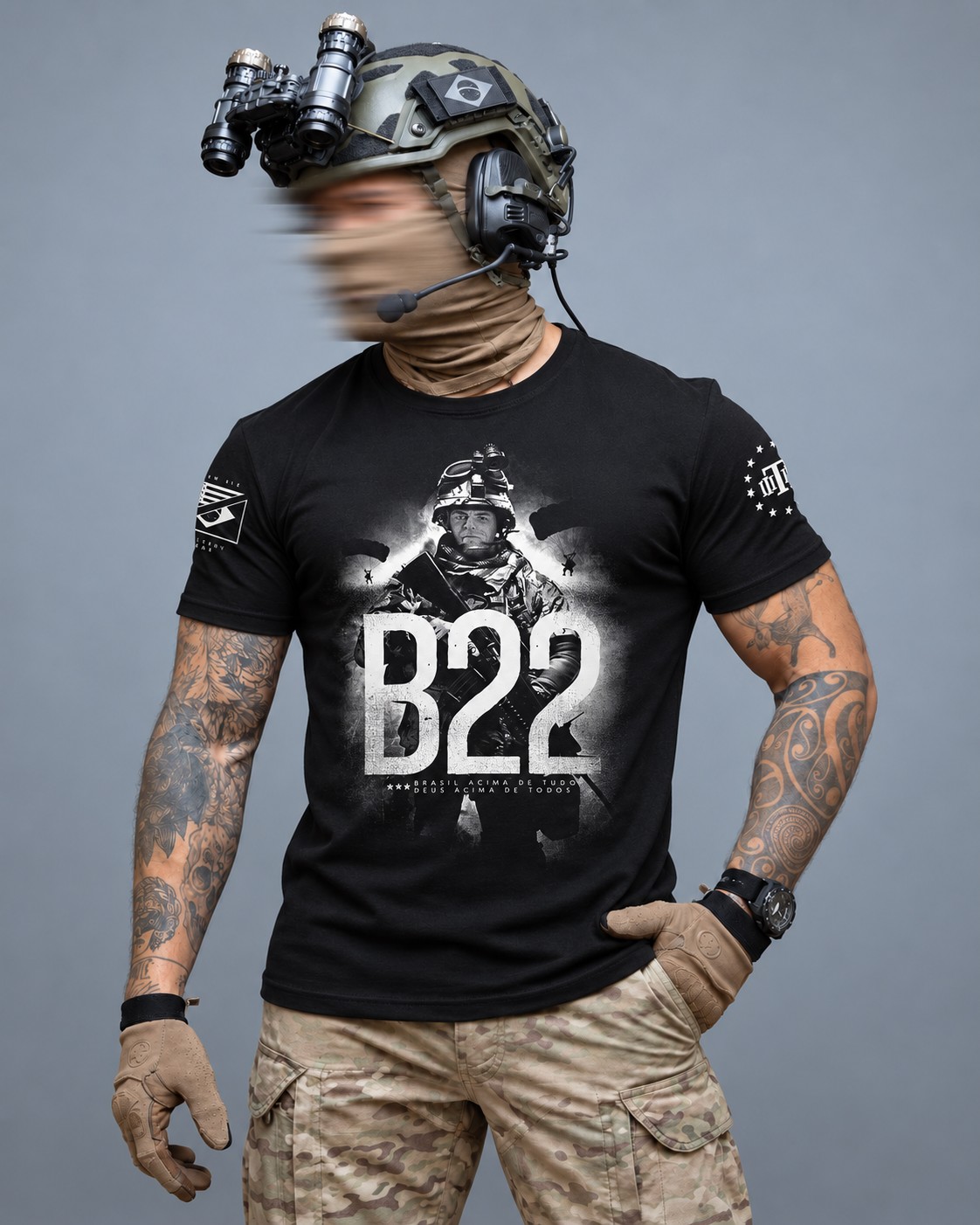 Camiseta Militar Mito B22