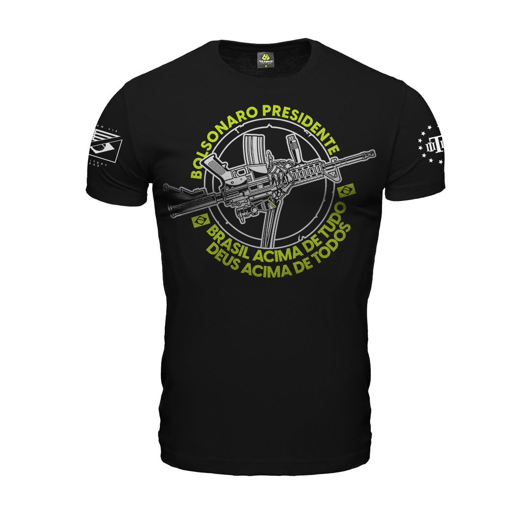 Camiseta Militar Bolsonaro Presidente Team Six