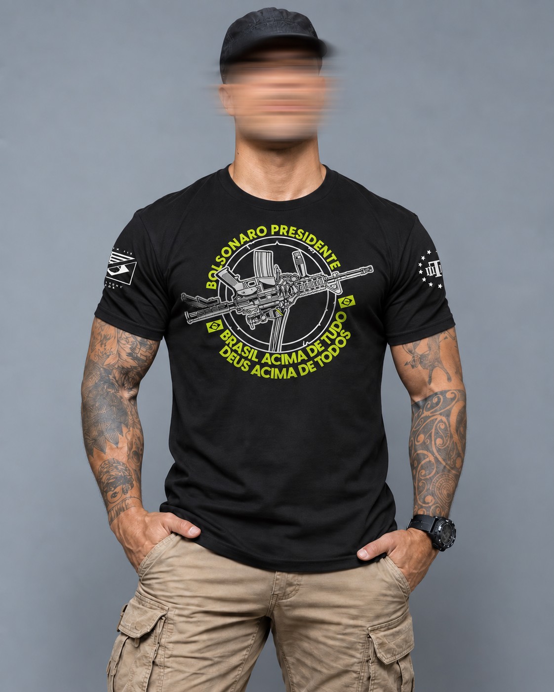 Camiseta Militar Bolsonaro Presidente Team Six