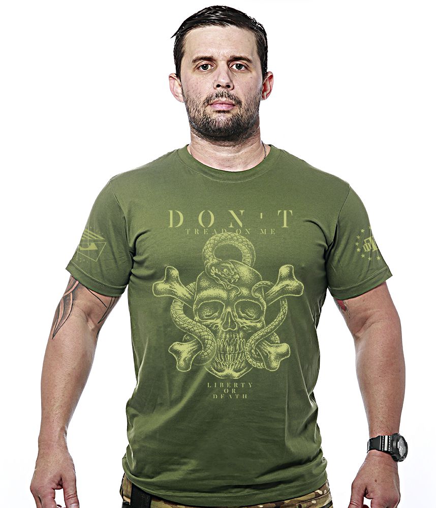 Camiseta Masculina Don't Tread On Me Team Six Brasil