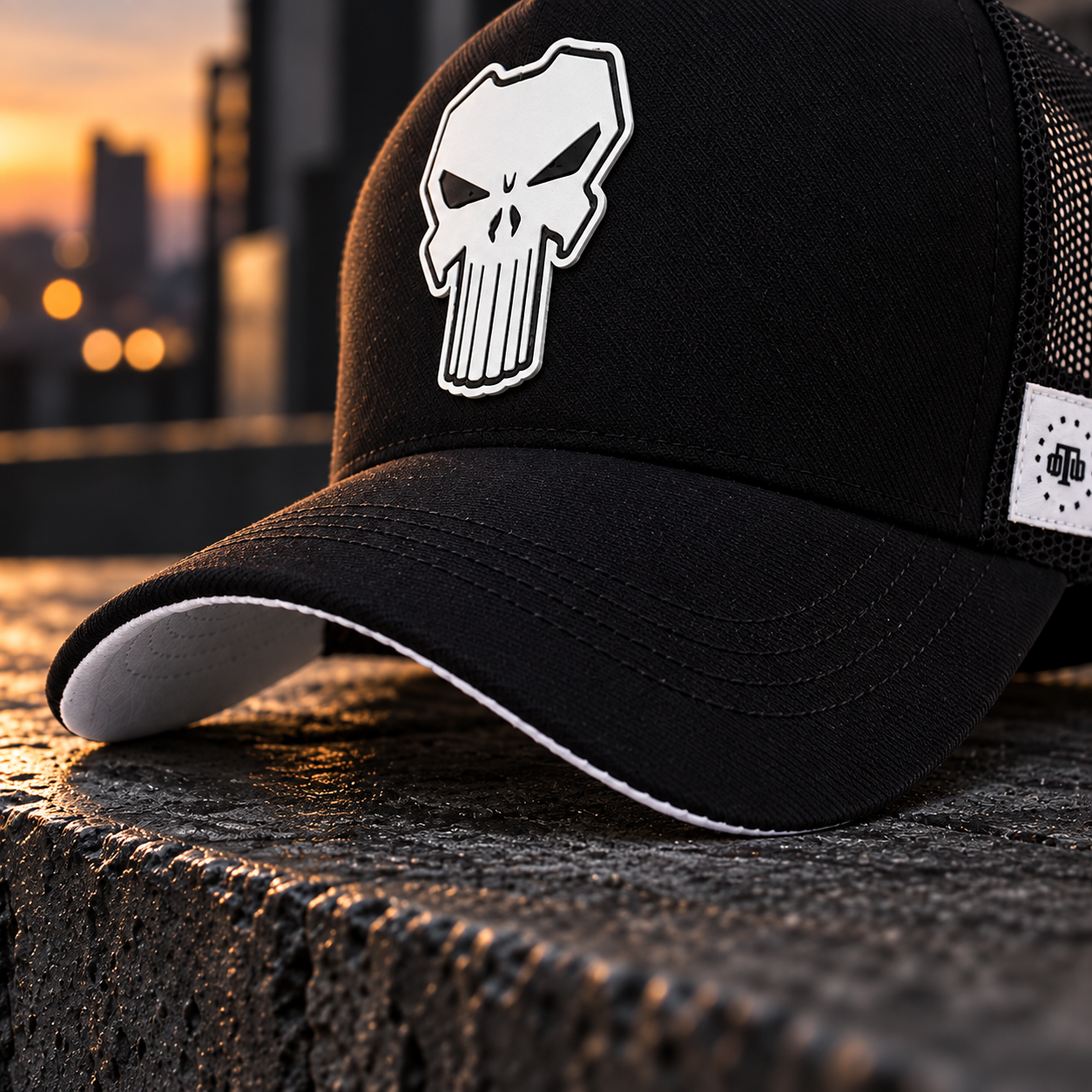 Boné Trucker Team Six Punisher Justiceiro