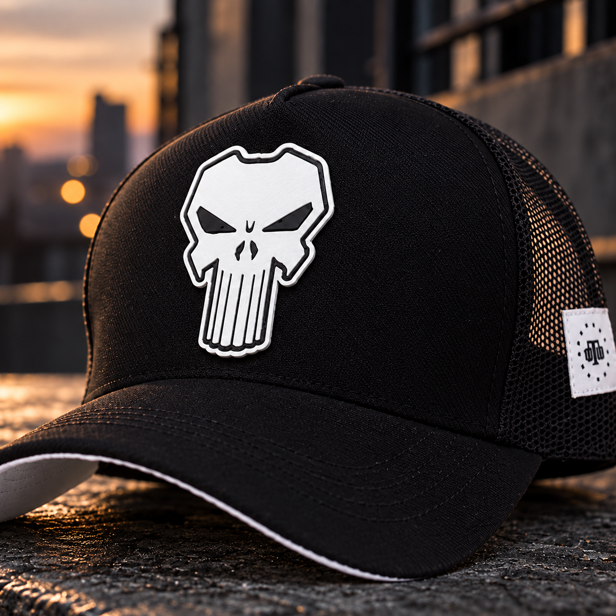 Boné Trucker Team Six Punisher Justiceiro