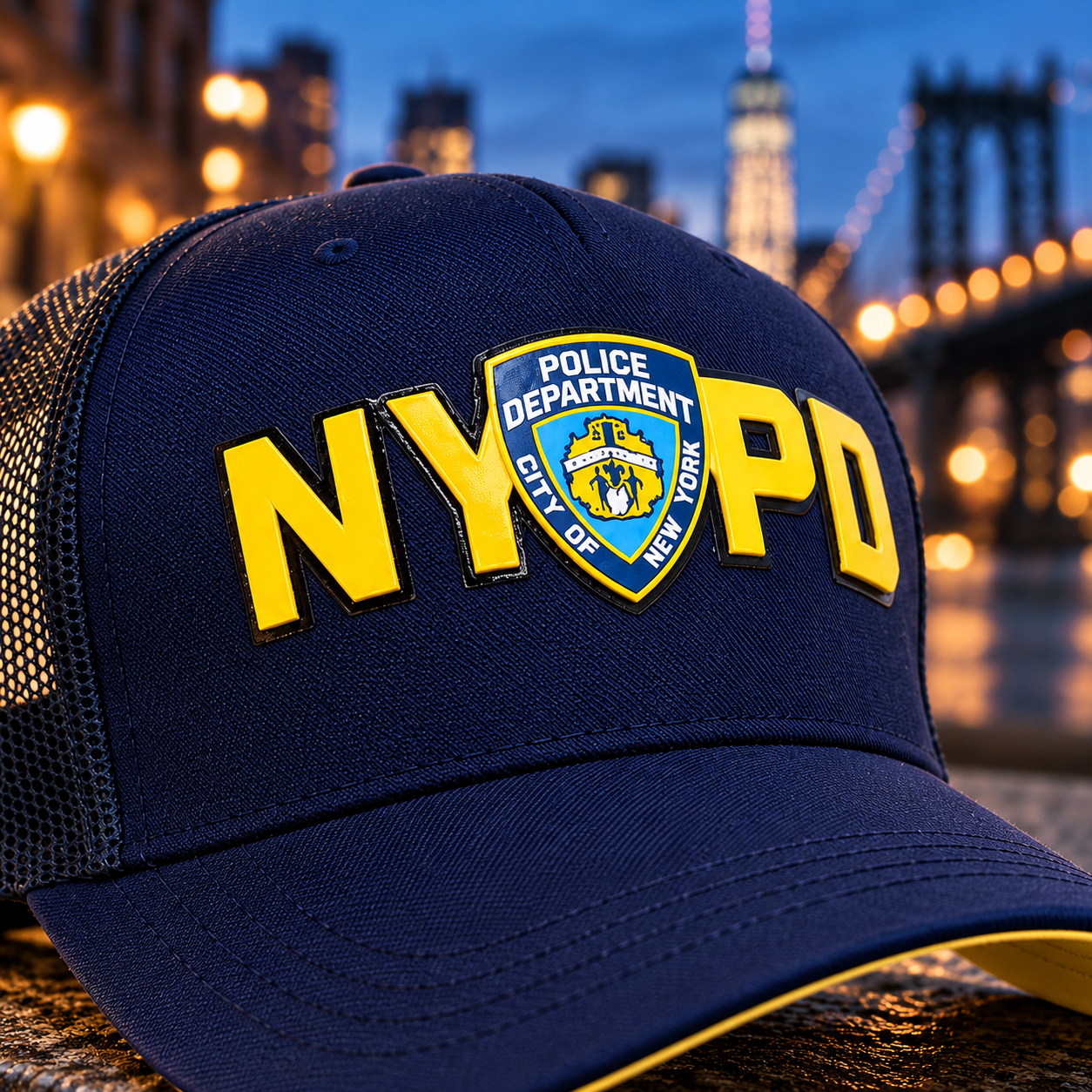 Boné Trucker Team Six NYPD New York Police Department