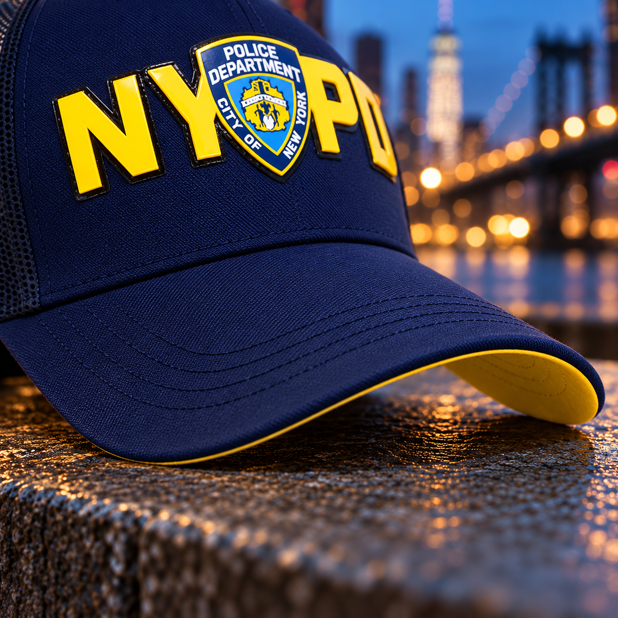 Boné Trucker Team Six NYPD New York Police Department