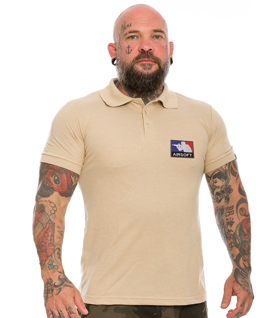 Camiseta Gola Polo Masculina Airsoft Team