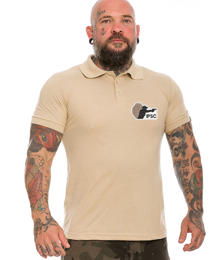Camiseta Gola Polo Masculina IPSC Team Six Brasil