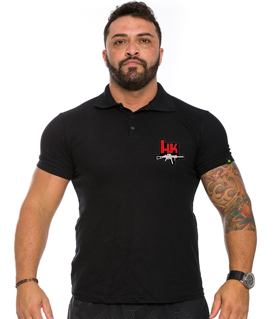 Camiseta Gola Polo Masculina HK Team Six Brasil