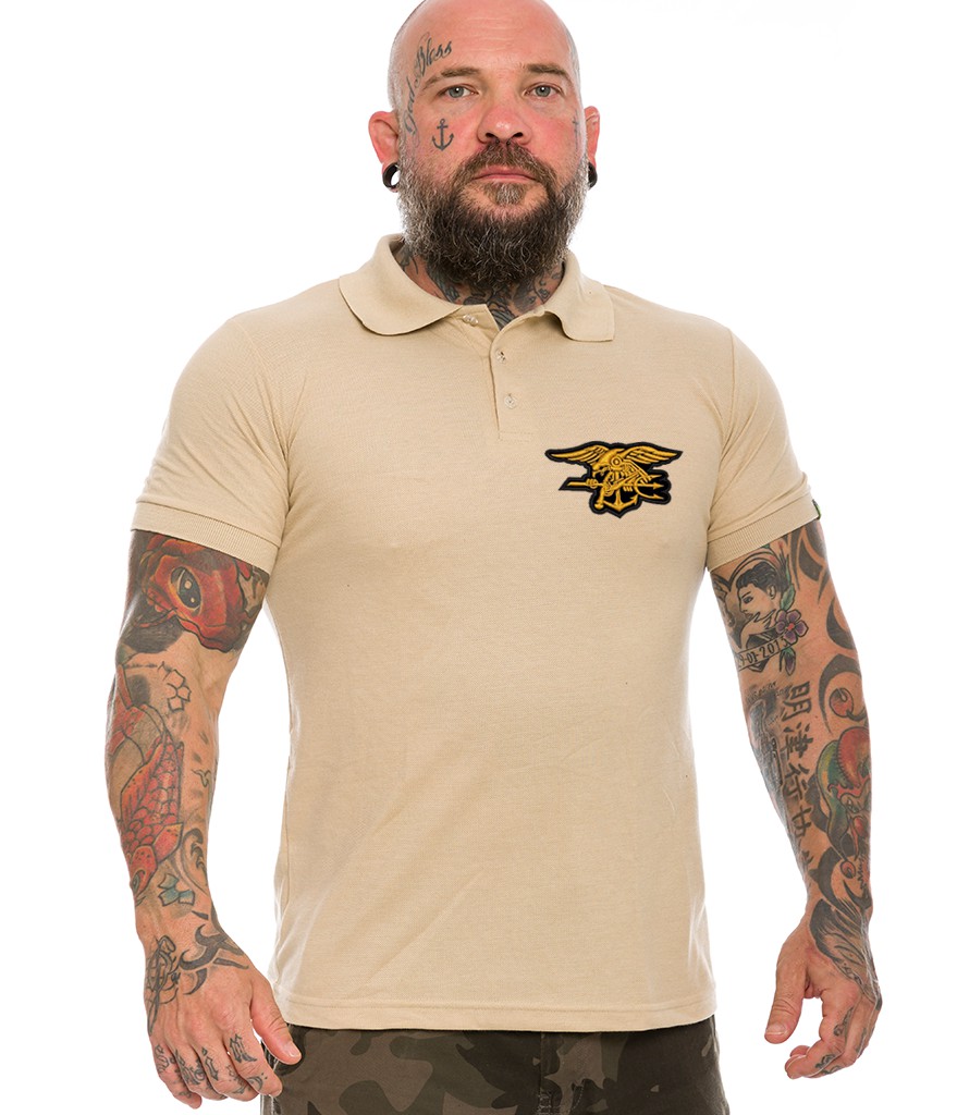 Camiseta Gola Polo Masculina Navy Seals Team Six Brasil