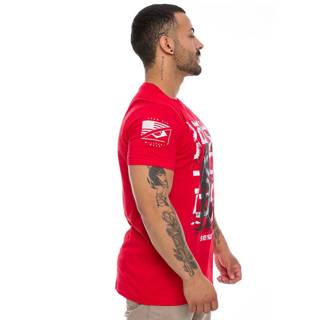 Camiseta Masculina Si vis Pacem Para Bellum Military Wear Team Six Brasil