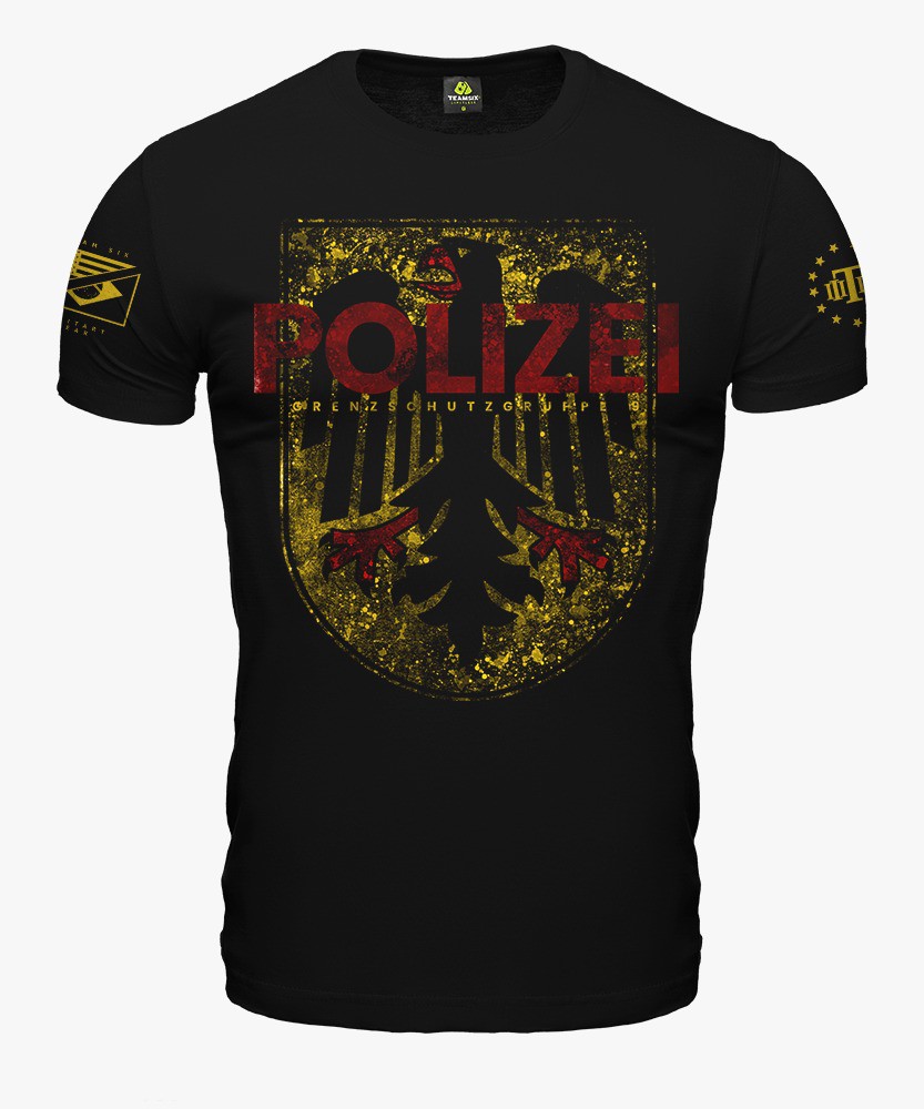 Camiseta Masculina Polizei Secret Box Team Six Brasil