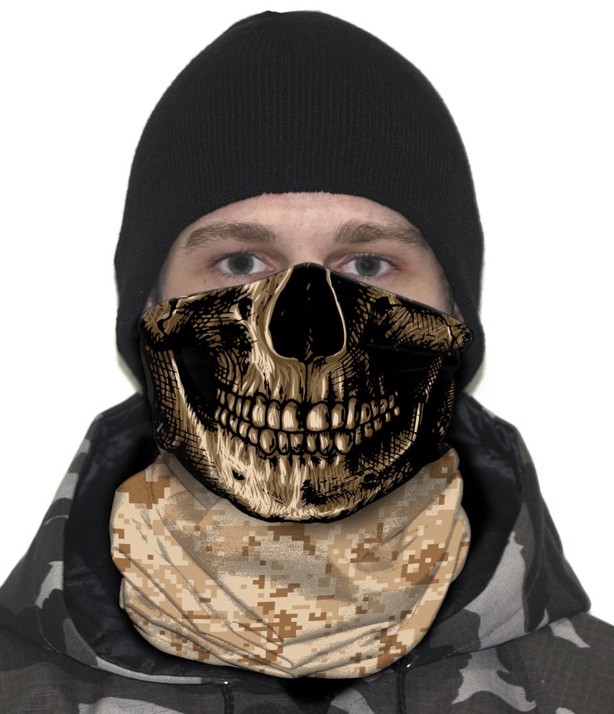 Face Armor Camuflado Digital Deserto
