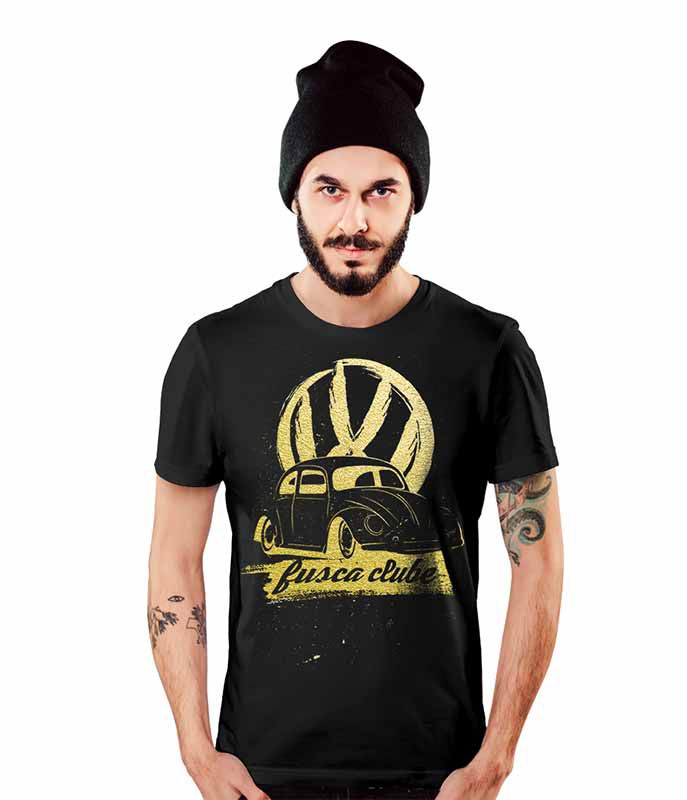 Camiseta Masculina Old Car Fusca Tático Militar TeamSix Brasil