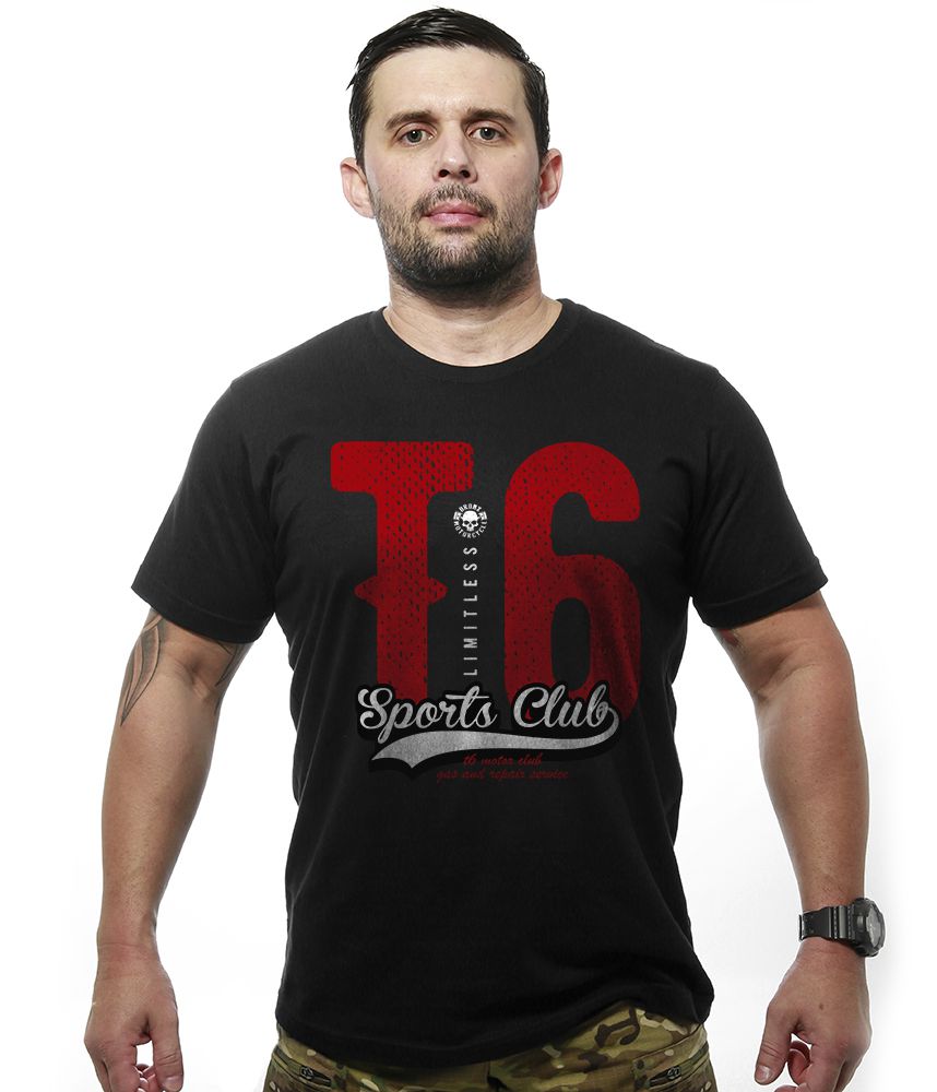Camiseta Masculina Motorcycle T6 Sports Club Limitlles Tático Militar TeamSix Brasil