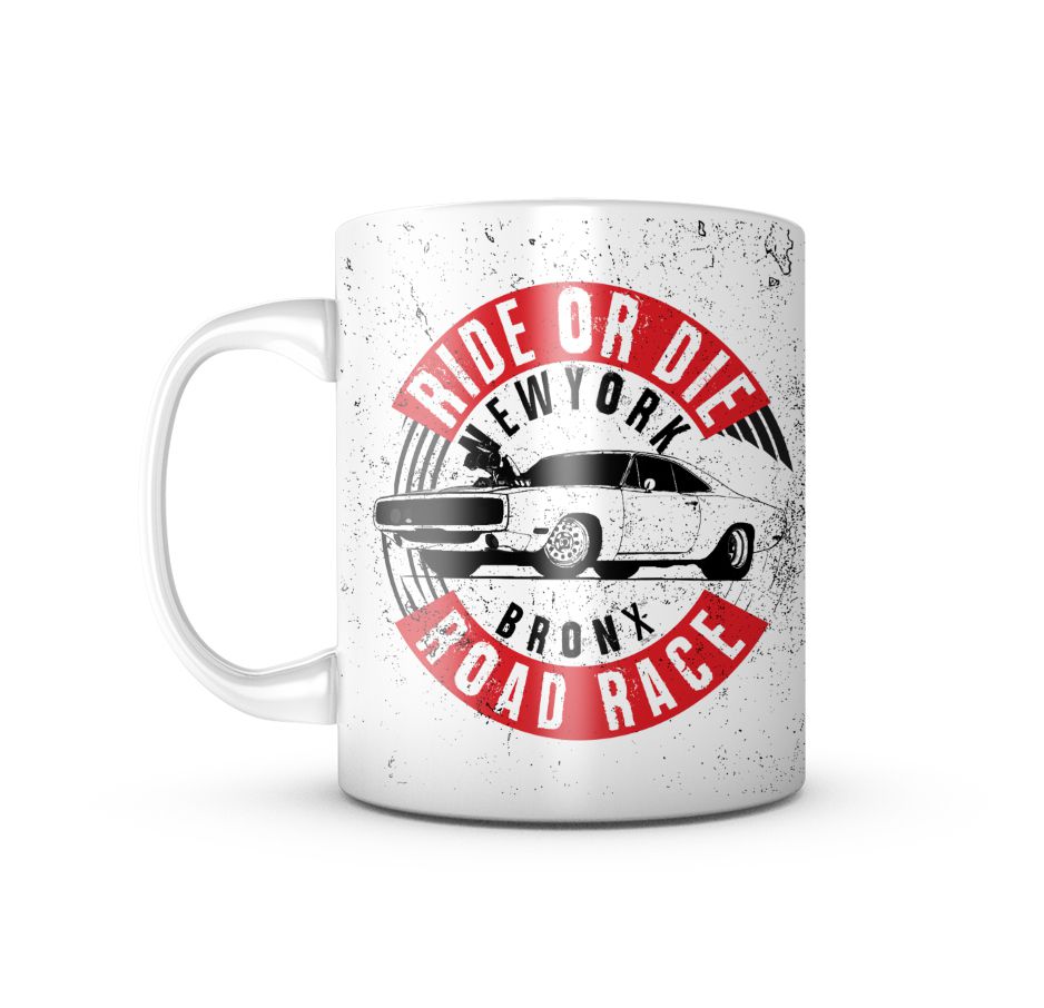 Caneca Carro Antigo Ride Or Die New York 325ML