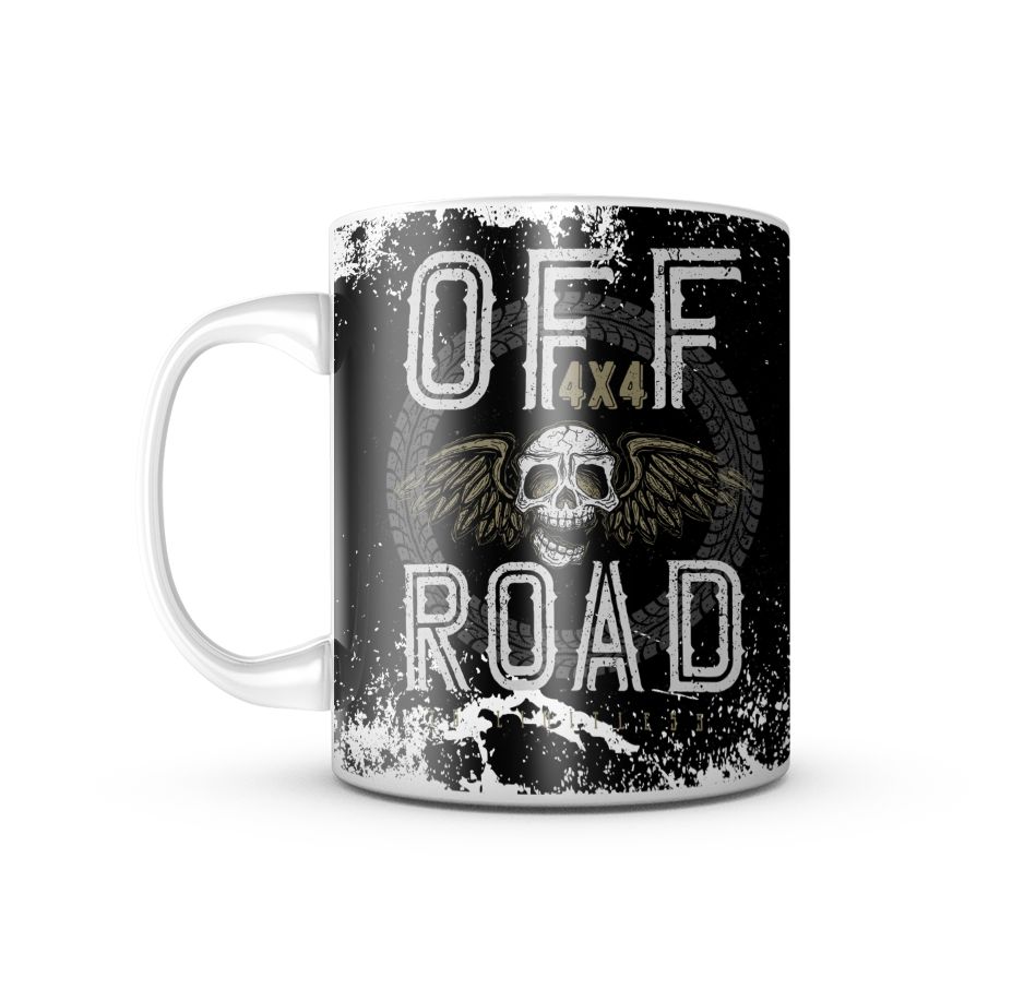 Caneca Off Road Skull 4x4 - 325ML