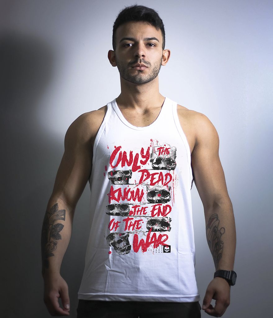 Camiseta Regata Only The Dead Know The End Of The War Masculina Team Six Brasil
