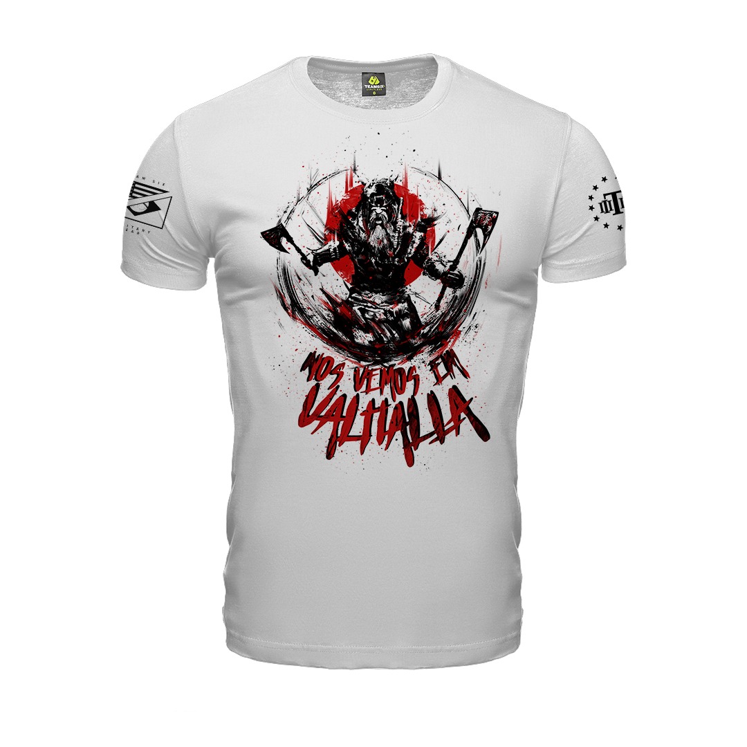 Camiseta Masculina Vikings Nos Vemos em Valhalla Team Six