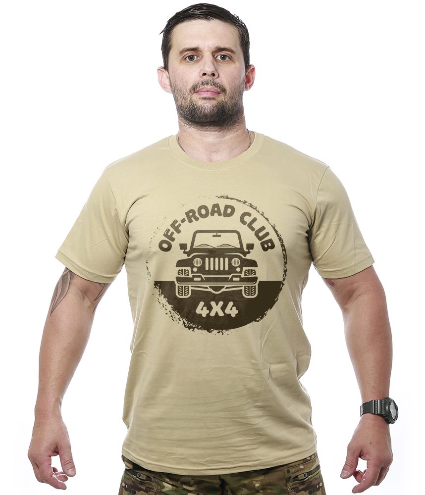 Camiseta Masculina Off Road Club 4x4 Tático Militar TeamSix Brasil