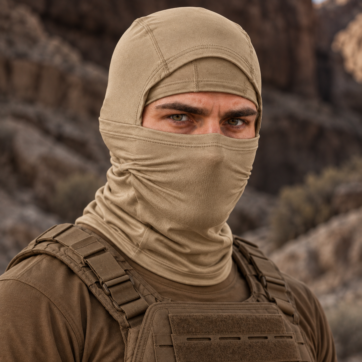 Balaclava Tática Parabellum Coyote Operações especiais Team Six Brasil