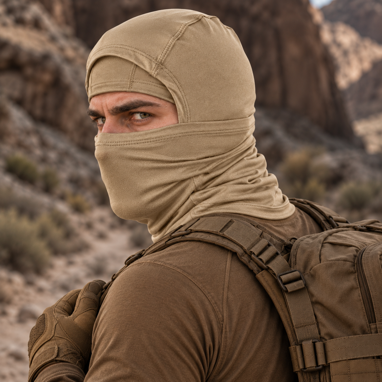 Balaclava Tática Parabellum Coyote Operações especiais Team Six Brasil