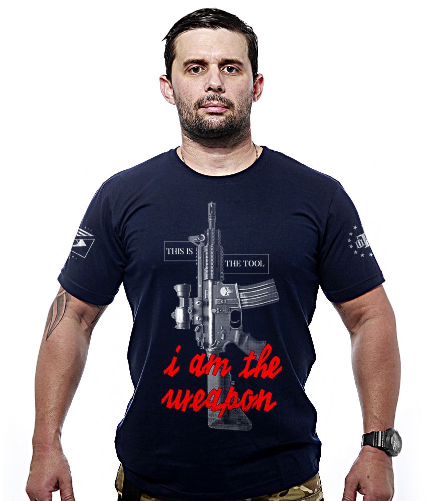 Camiseta Masculina This Is The Tool I Am The Weapon Team Six Brasil