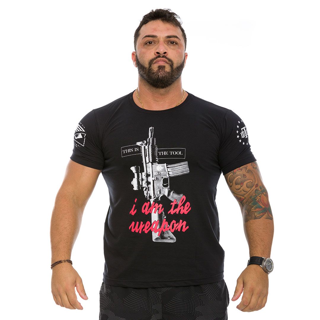 Camiseta Masculina This Is The Tool I Am The Weapon Team Six Brasil