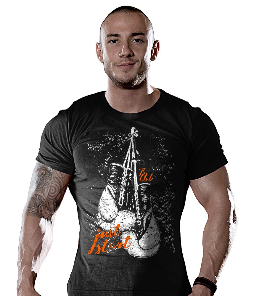 Camiseta Masculina Academia Just Start T6 Club Tático Militar TeamSix Brasil