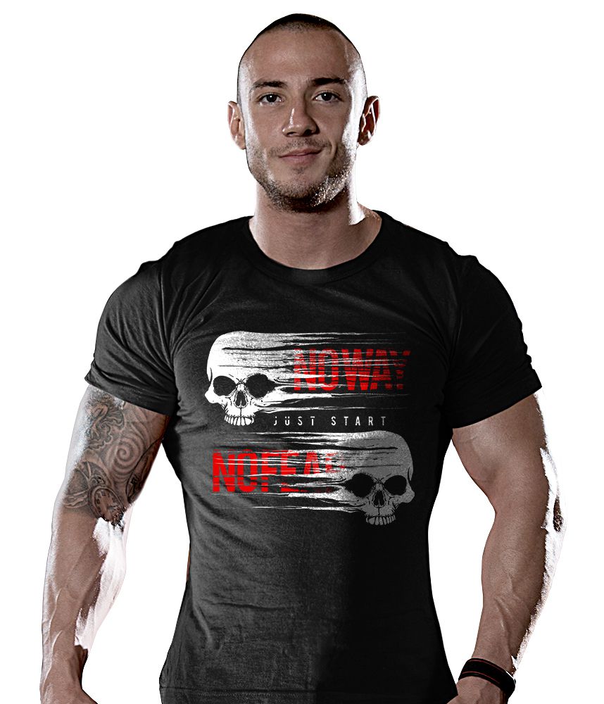 Camiseta Masculina Academia No Way No Fear Tático Militar TeamSix Brasil