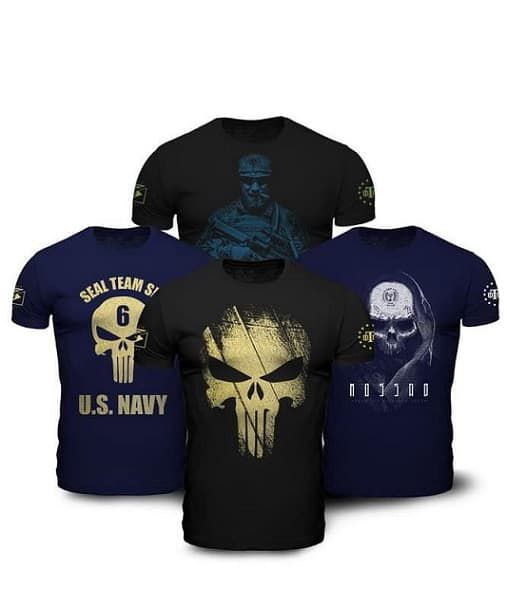 Kit 4 Camisetas Masculinas Soldier Team Six