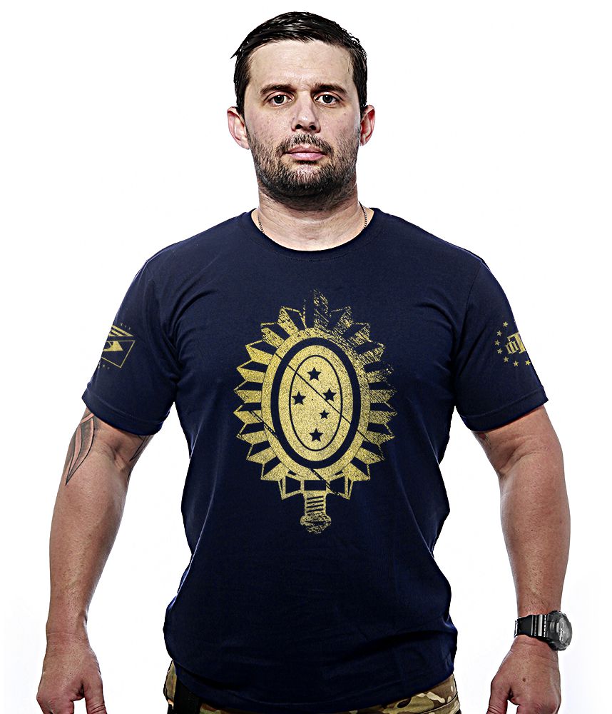 Camiseta Masculina Exército Brasileiro Gold Line Team Six Brasil