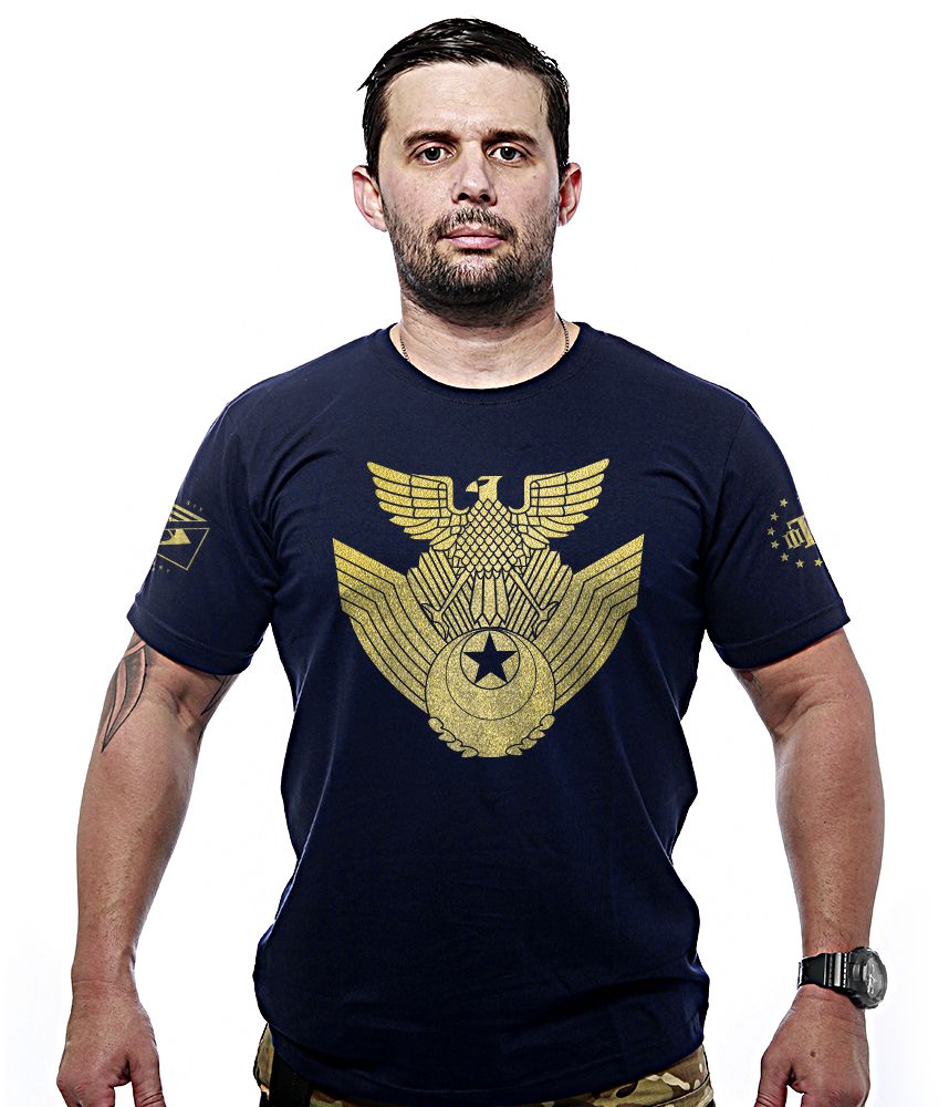 Camiseta Masculina JASDF Japan Air Self-Defence Force Gold Line Team Six Brasil