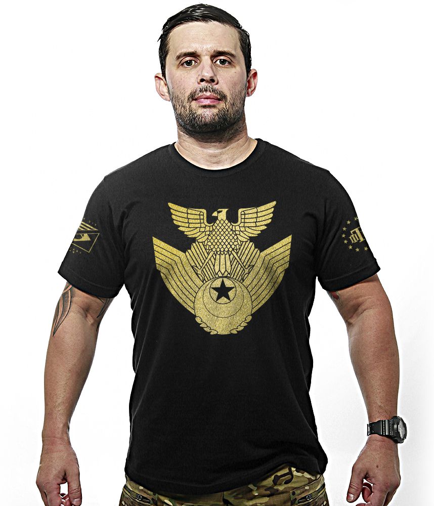Camiseta Masculina JASDF Japan Air Self-Defence Force Gold Line Team Six Brasil